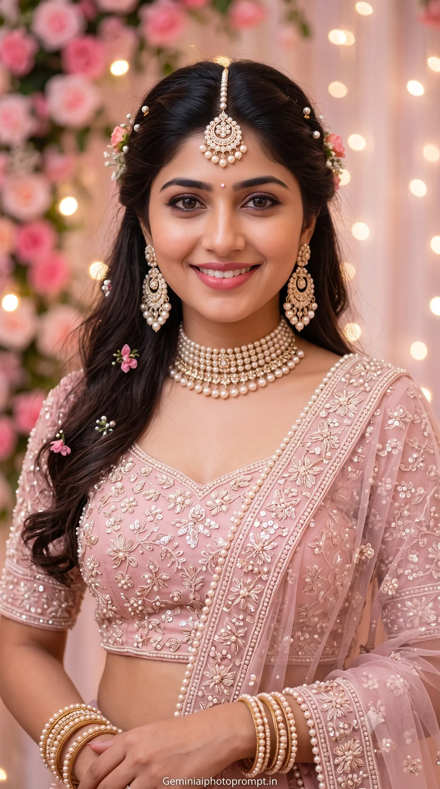 AI lehenga prompt Generator