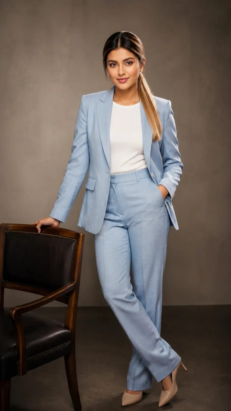 Best prompt for professional photo female