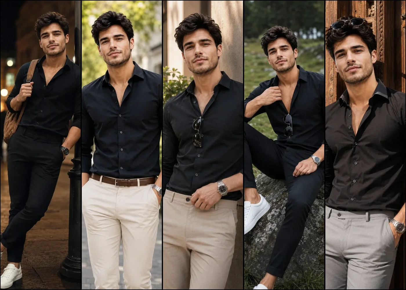Black Shirt Attitude Boy ChatGPT Photo Prompt