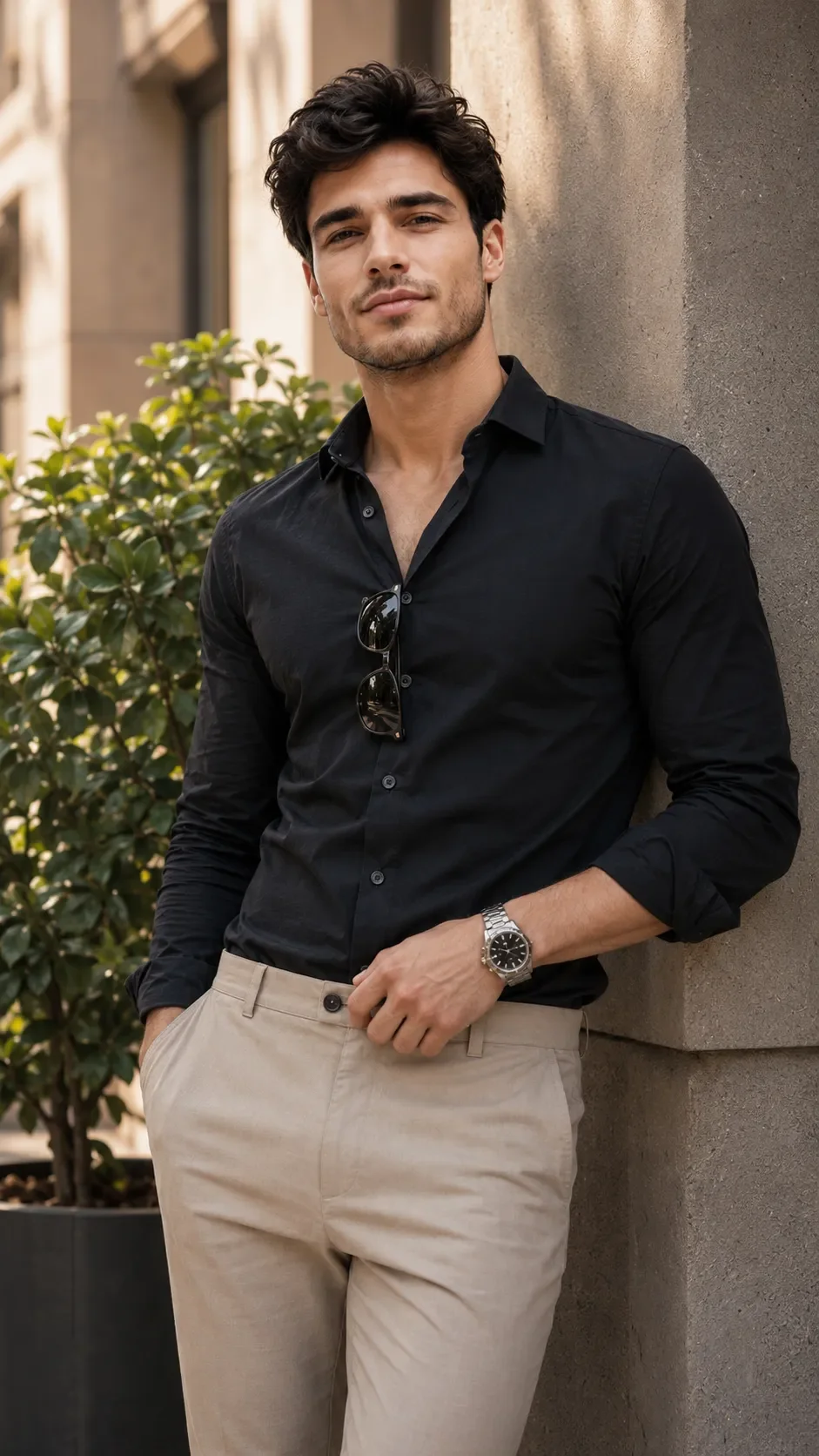 Black shirt attitude boy chatgpt photo prompt free download