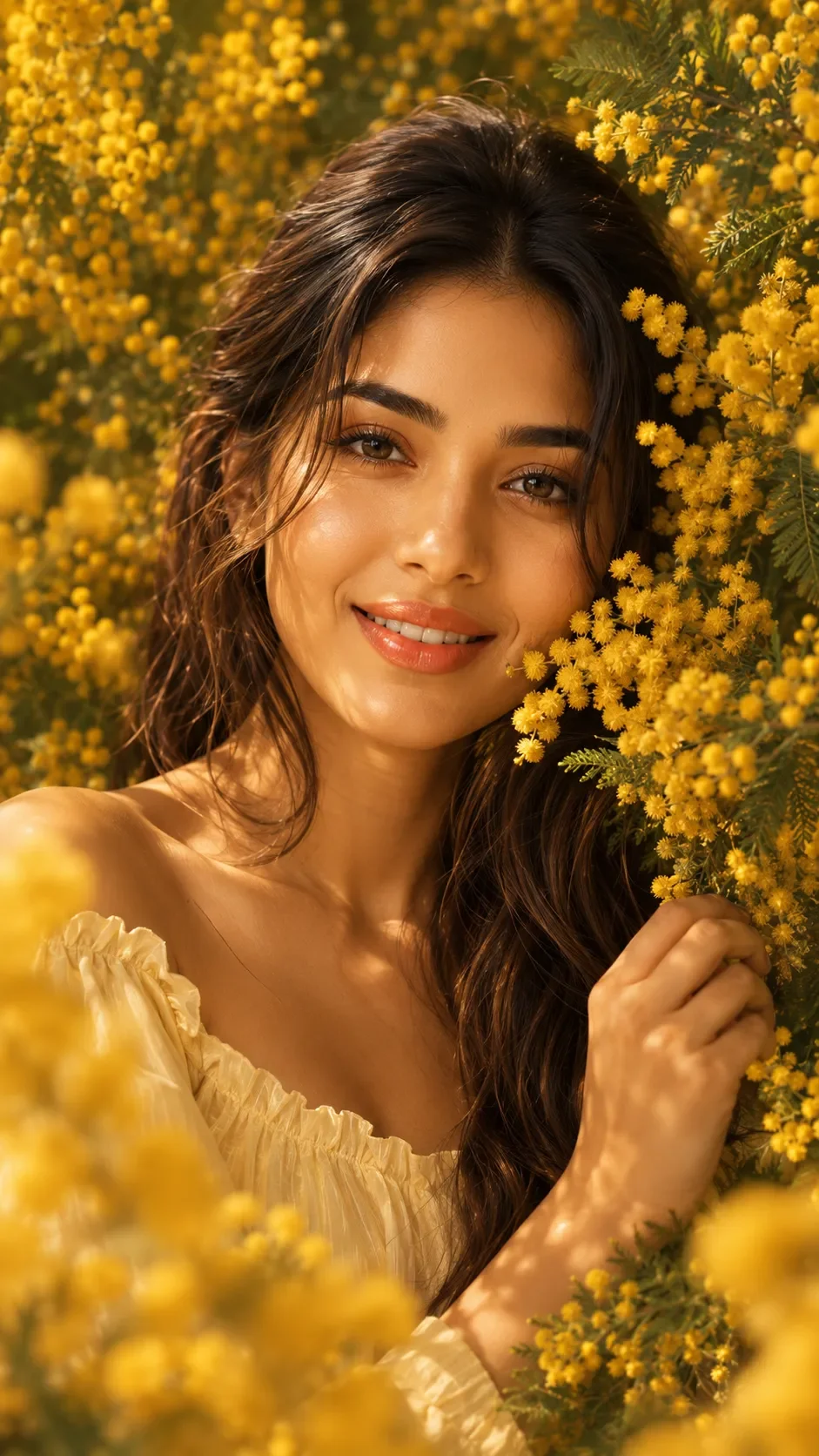 Girls Natural Garden Flowers Ai ChatGPT Photo Editing