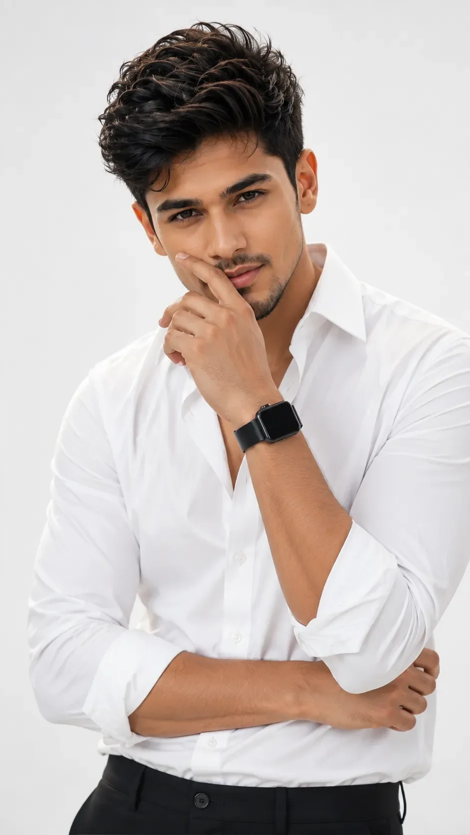 White shirt gemini prompt for boy copy and paste