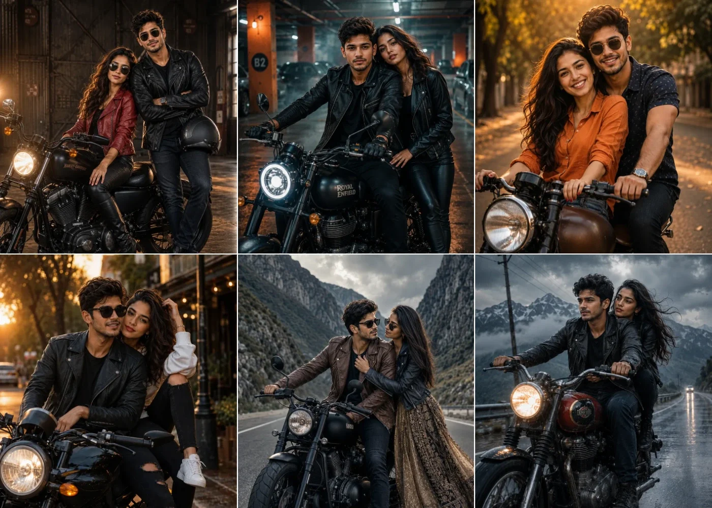 Best Couple Bike Prompt for Gemini AI Photo Editing