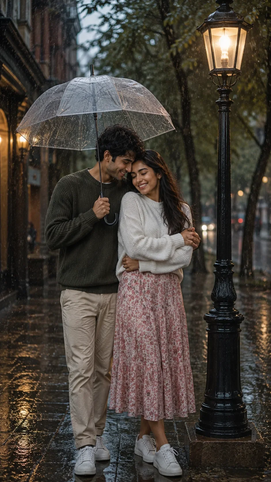 Best rain prompt for couple gemini