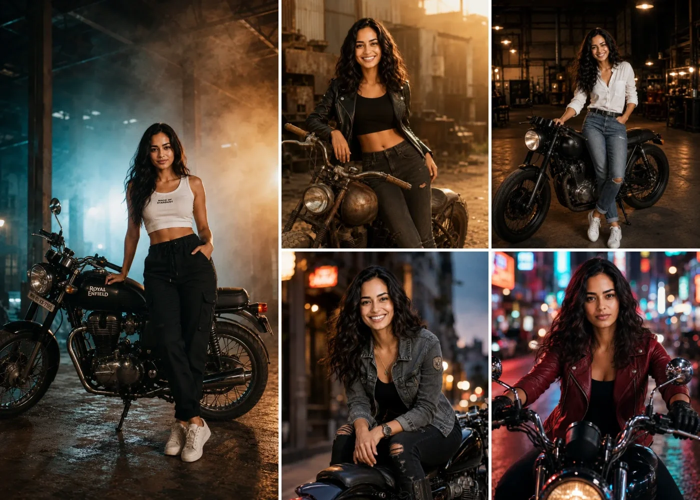 Copy and Paste Gemini Prompt for Bike Girl AI Photos