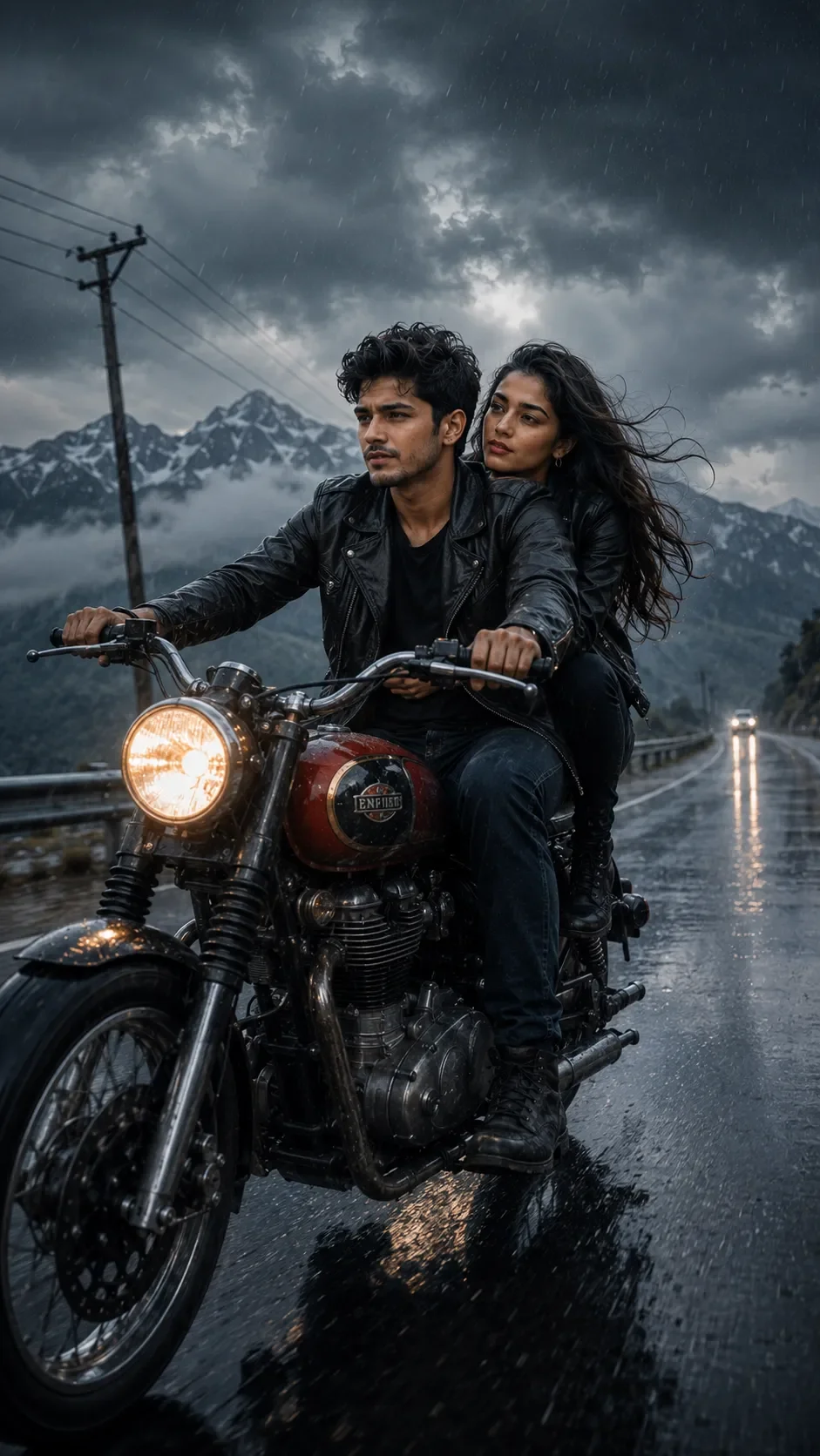 Gemini Bullet bike prompt generator AI photo
