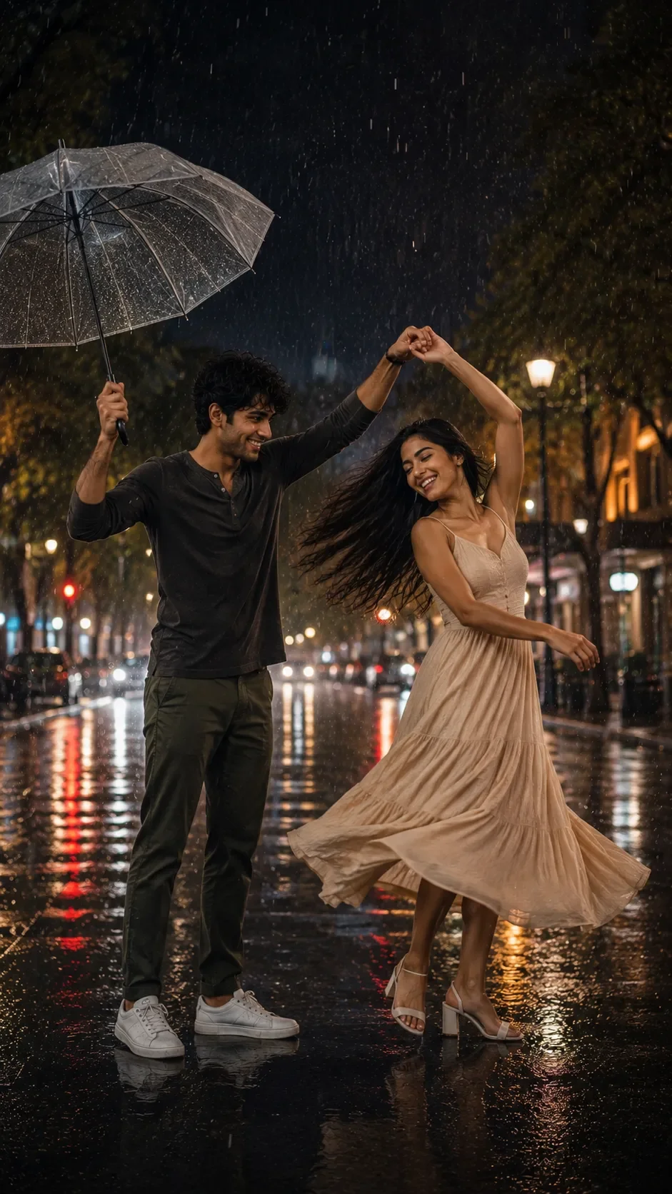 rain prompt for couple gemini