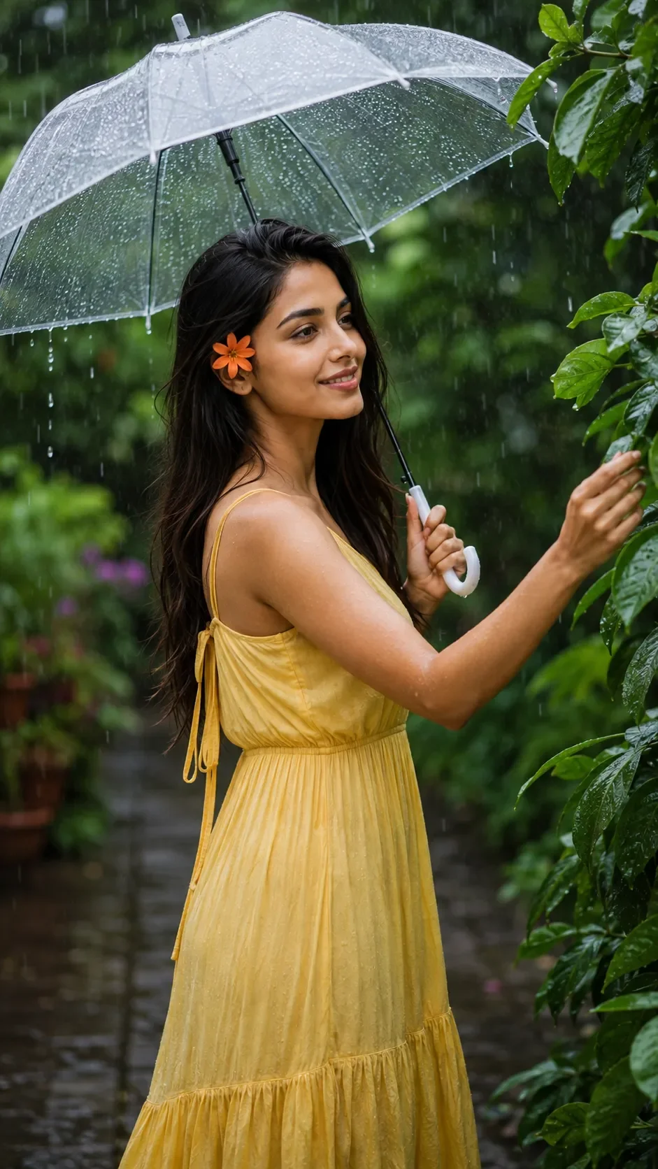 Rain prompt for girls