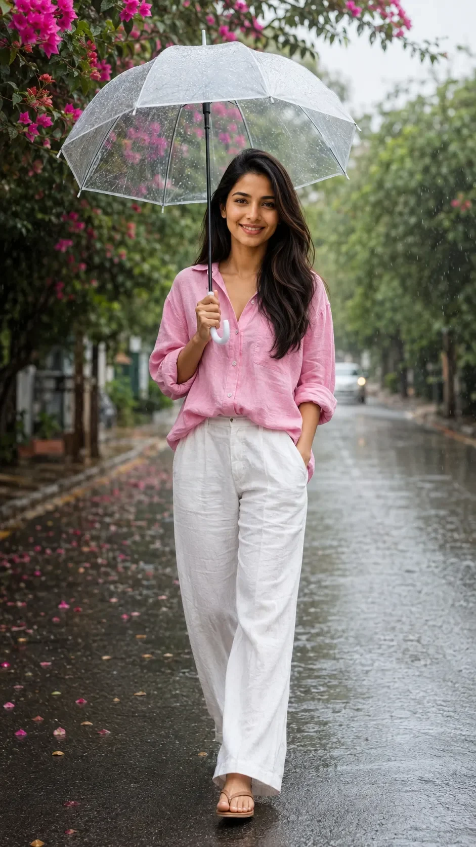Rainy mood girl chatgpt photo editing prompt copy and paste